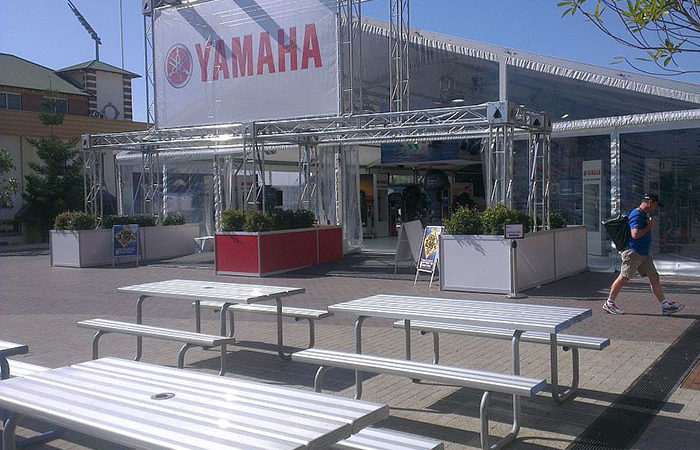 20 x 30m Marquee with Clear Gables and Walls