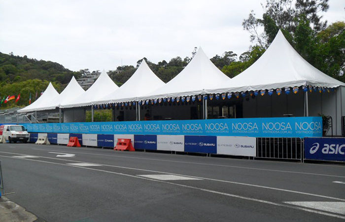 6m Pagodas for major Sunshine Coast Sporting Event