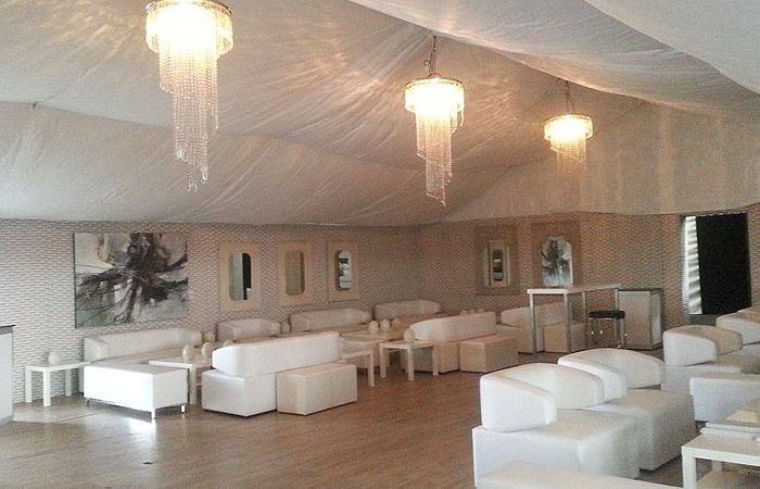 All white lounge furniture