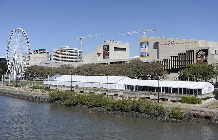 Large Structures on the river bank