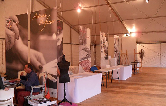 Pavilion Marquee as an Artisans creative space