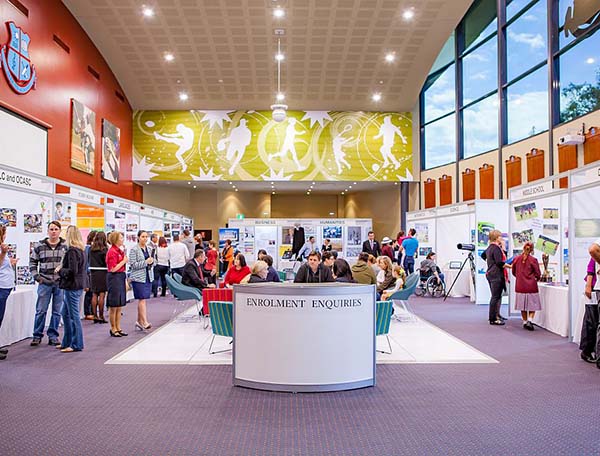 Using Excel's new Exhibition System provides a fresh new look for this annual College Open Day.