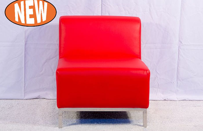 Studio Single Seat Lounge - Red