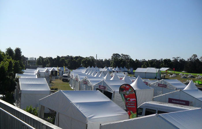 Variety of Marquee Structures showcasing this inaugural Garden Show