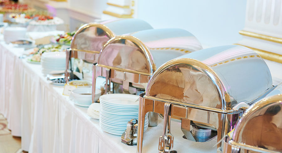 Photo of a buffet in an event