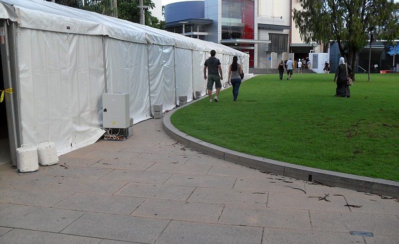 Corona virus testing tents