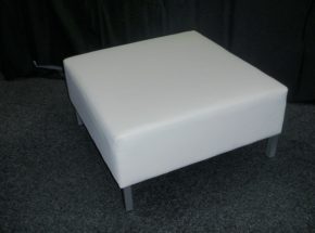 white ottoman square