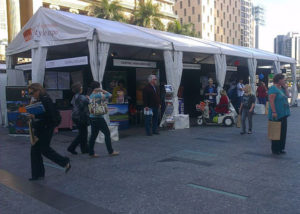 Corporate Trade Show under Marquee July 2013