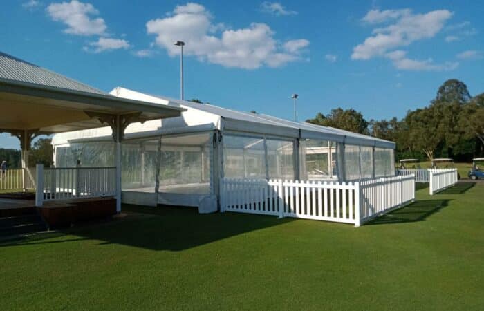 10 x 20m with Picket Fence - Twin Waters Golf Club 2