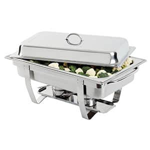 Chafing Dish - Includes 1 Full Shallow Tray Insert and 2 Chafing Fuel-Holder 2